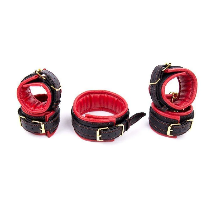 Faux/Vegan Leather BDSM Restraints Set