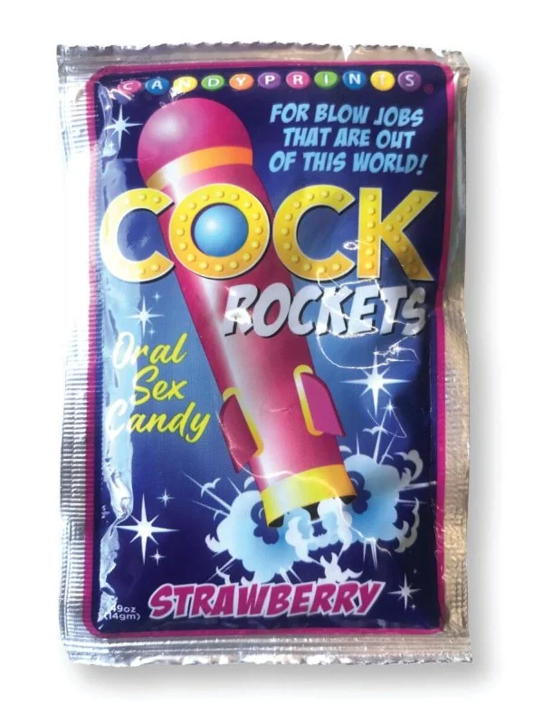 Cock Rockets Oral Sex Candy Strawberry Flavour