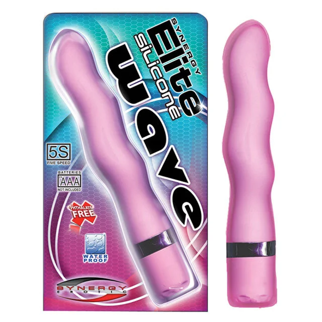 Synergy Elite Silicone Wave (Pink) Vibrator