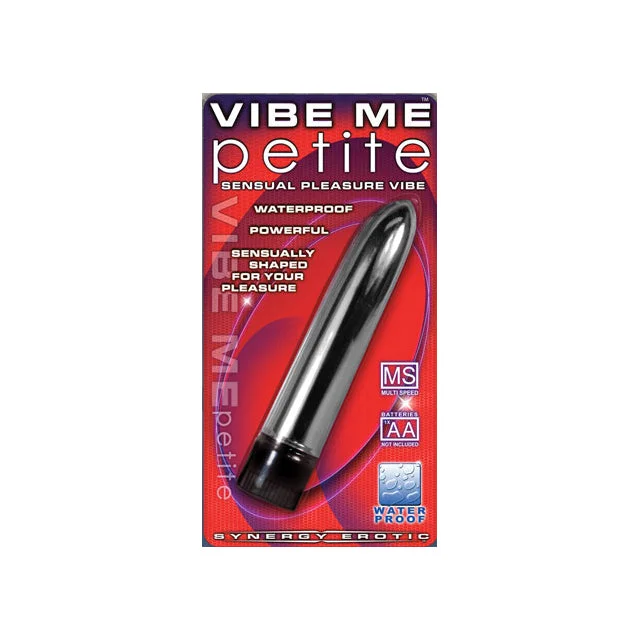 Synergy Vibe Me Petite Luster Black Waterproof Multi Speed Mini Vibrator