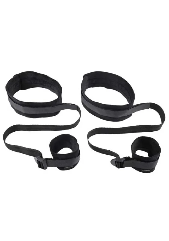 Thigh and Wrist Cuffs - Black