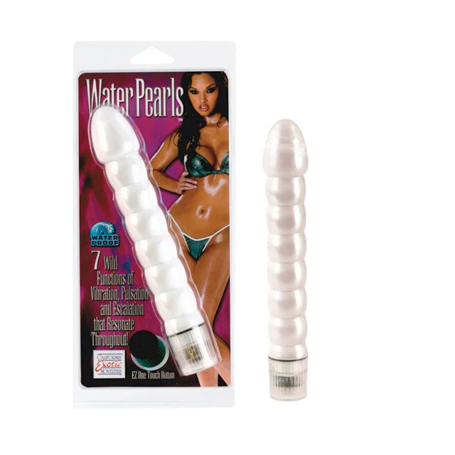 Water Pearls* Vibrator - White