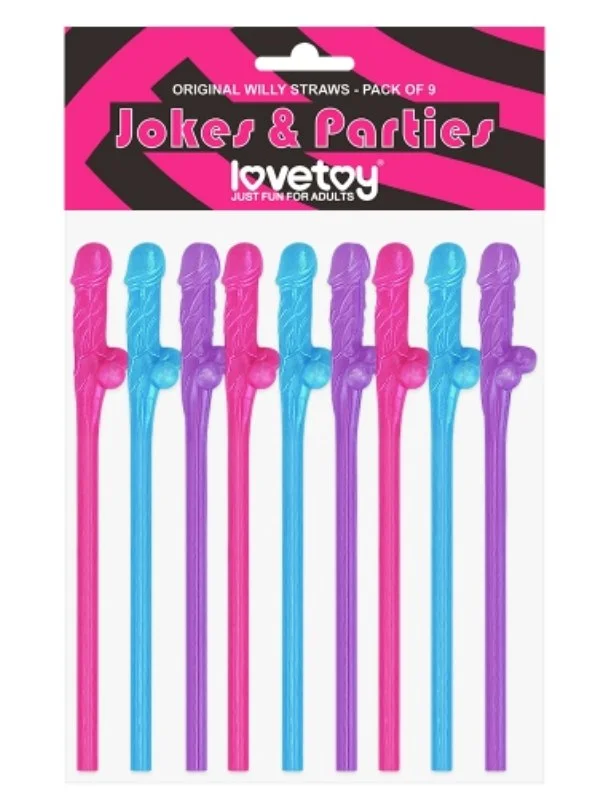 Willy Straws 9 Pack