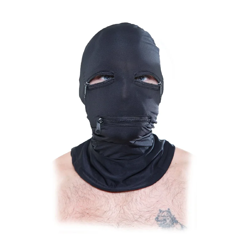 Fetish Fantasy Zipper Face Hood