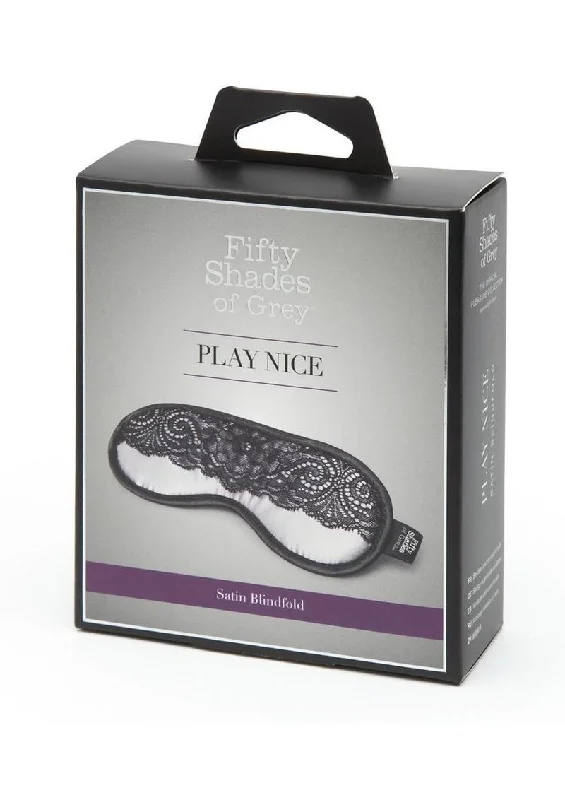 Fifty Shades Of Grey Play Nice Satin and Lace Blindfold