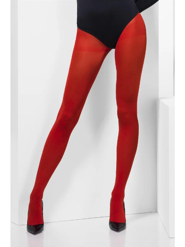 Opaque Tights, Red